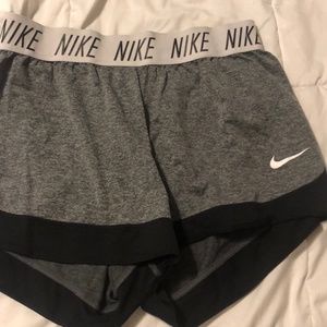Grey Nike shorts. Size medium.